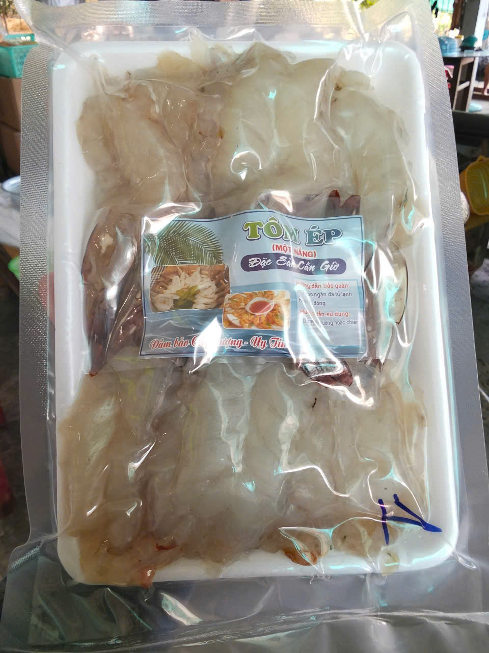 Tôm Ép Một Nắng   ( Theo Thời Giá )